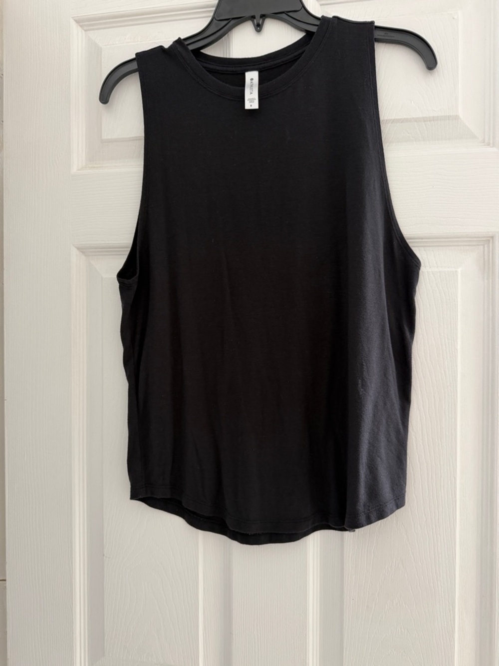 Athleta Black Muscle Tank - Sleeveless Performance Top SZ S